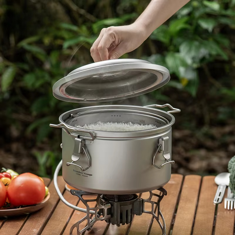 Camping Cooking Rice - Kookpot voor buitenkamperen, soep- en stoofpot,