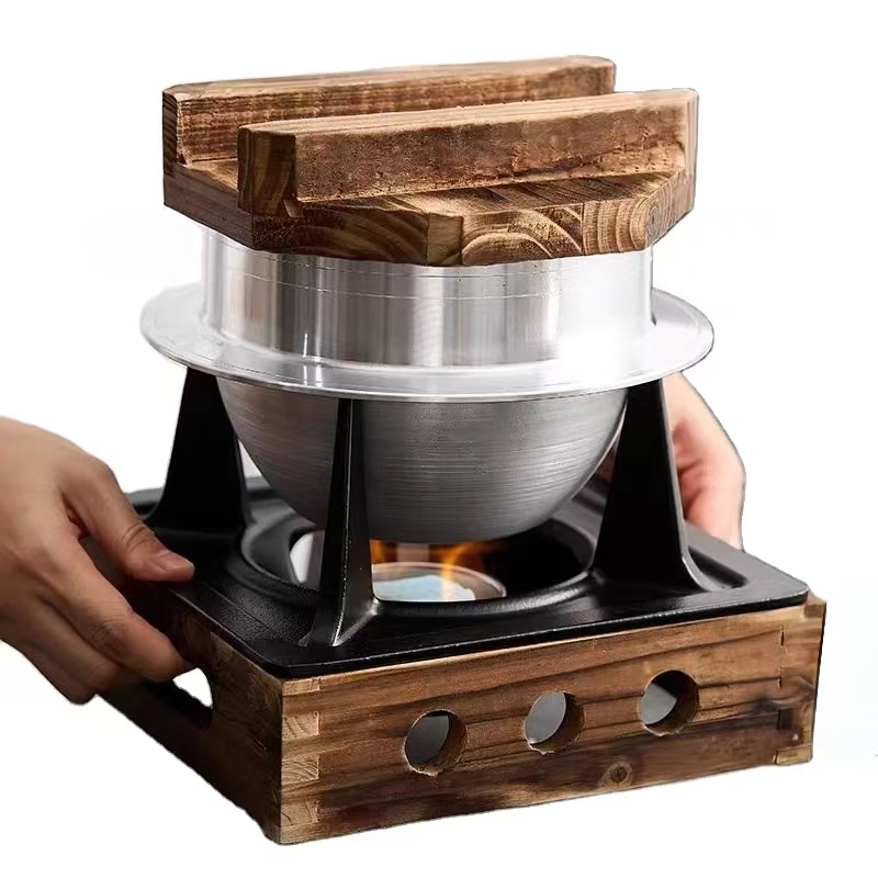 Camping Cooking Rice - Japanse stijl Oolong Pot Alcoholkachel Rijstkookpot