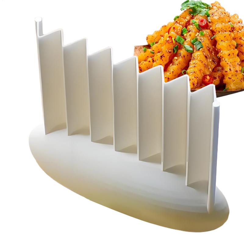 Camping No Cooking Meals - Crinkle Fry Cutter Keuken Golvende Snijmachine