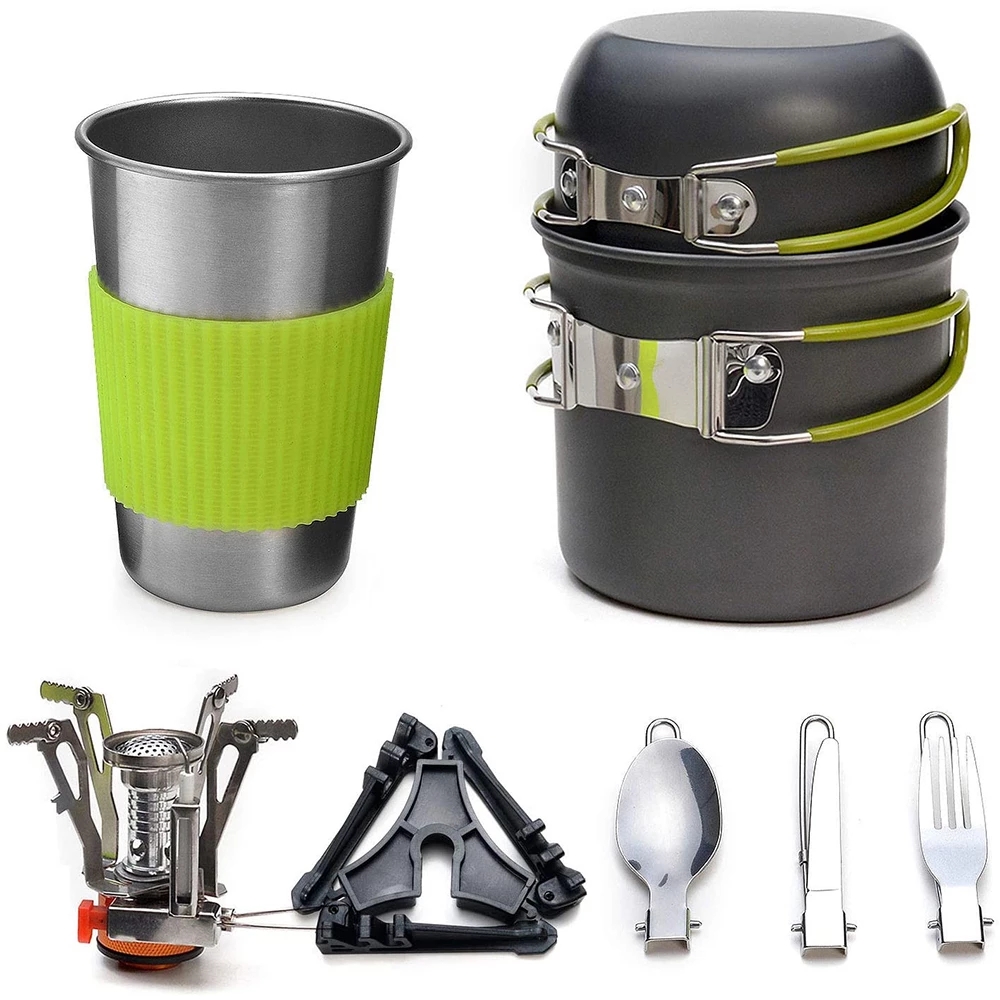 Camping Cooking Options - Outdoor Camping Kookset Optionele kookplaatcombinatie Draagbaar