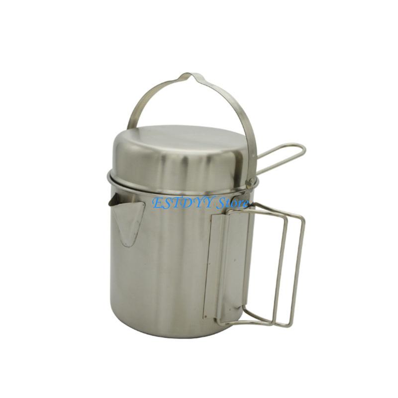Camping No Cooking Meals - G6DE Deep Camp kookpot met beugelhandvat
