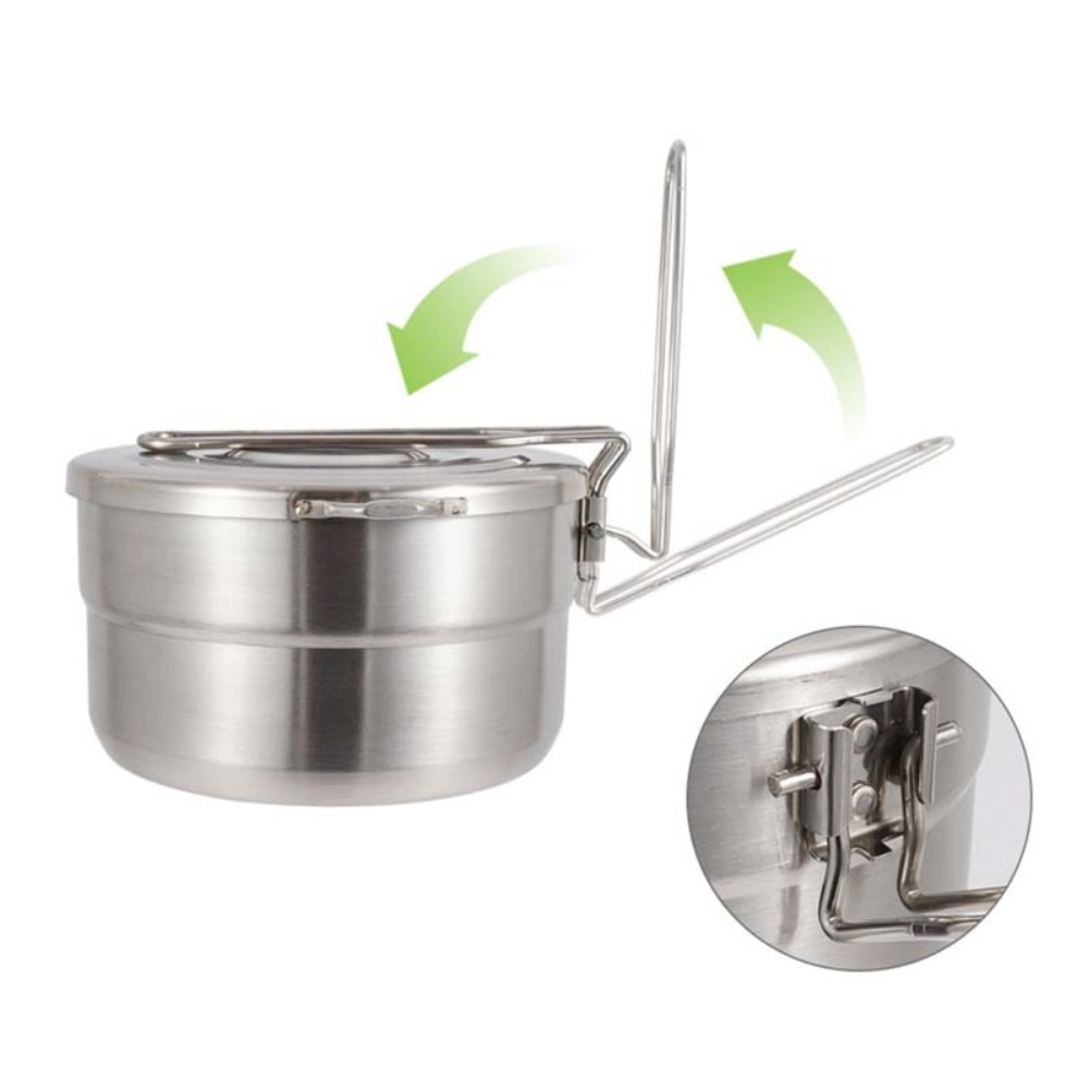 Roestvrijstalen buitenkookpot  - Camping No Cooking Meals recensie en prijs