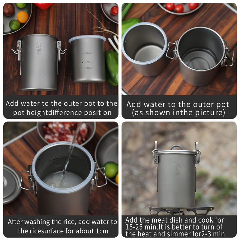 KEITH Pure Titanium Rijstkoker - Camping Cooking Rice recensie en prijs