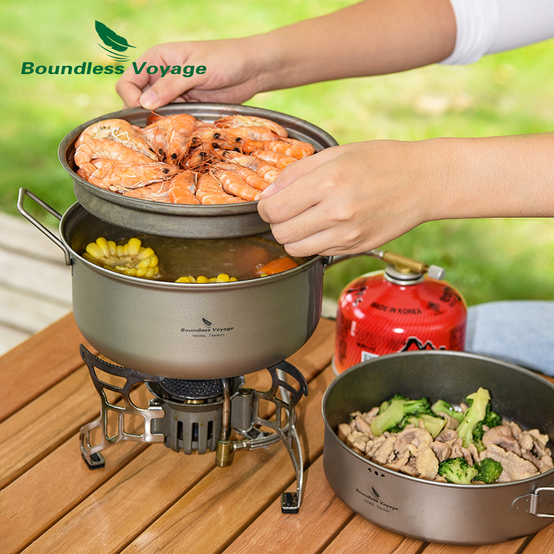 Boundless Voyage Titanium Stoo - Camping Cooking Rice recensie en prijs