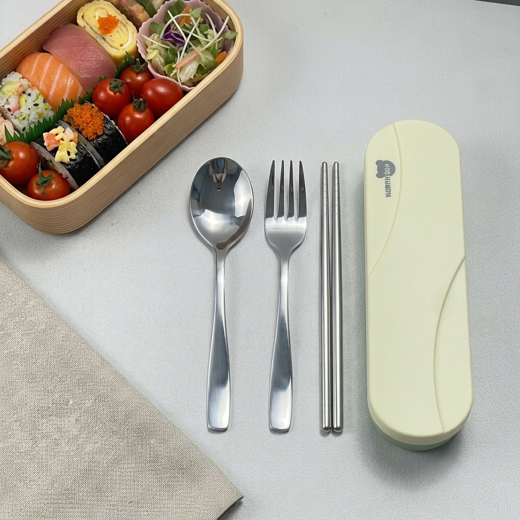 Draagbare bestekset van roestv - Camping Cooking Set Stainless Steel recensie en prijs