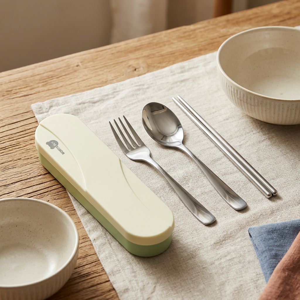 Draagbare bestekset van roestv - Camping Cooking Set Stainless Steel recensie en prijs
