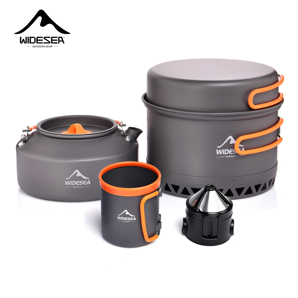 Campingservies Outdoor pannens - Camping Cooking Full Set recensie en prijs