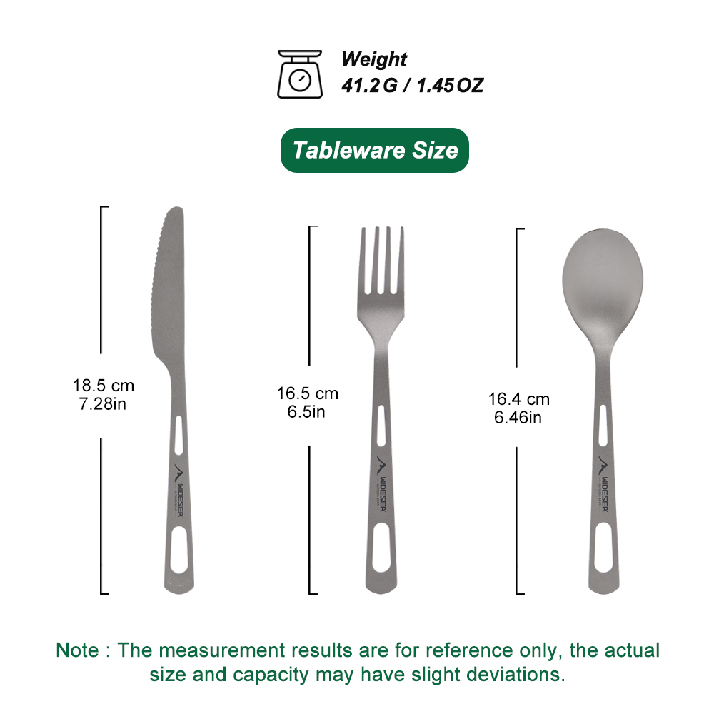 Widesea Camping Kookset Spork  - Camping Cooking Tool Set recensie en prijs