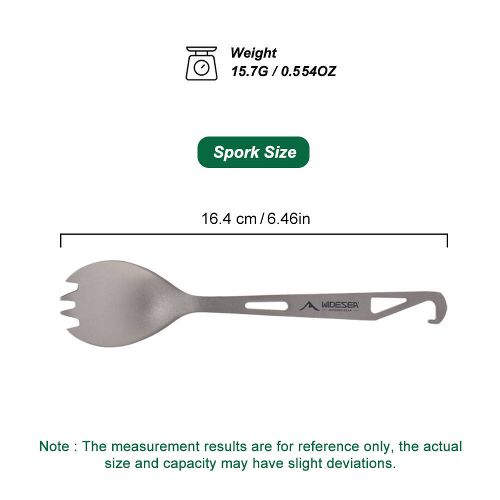 Widesea Camping Kookset Spork  - Camping Cooking Tool Set recensie en prijs