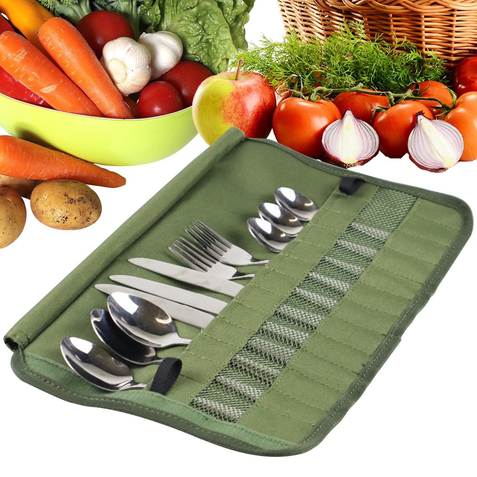 Camping Servies Roll Bag Keuke - Camping Cooking Utensil Roll recensie en prijs