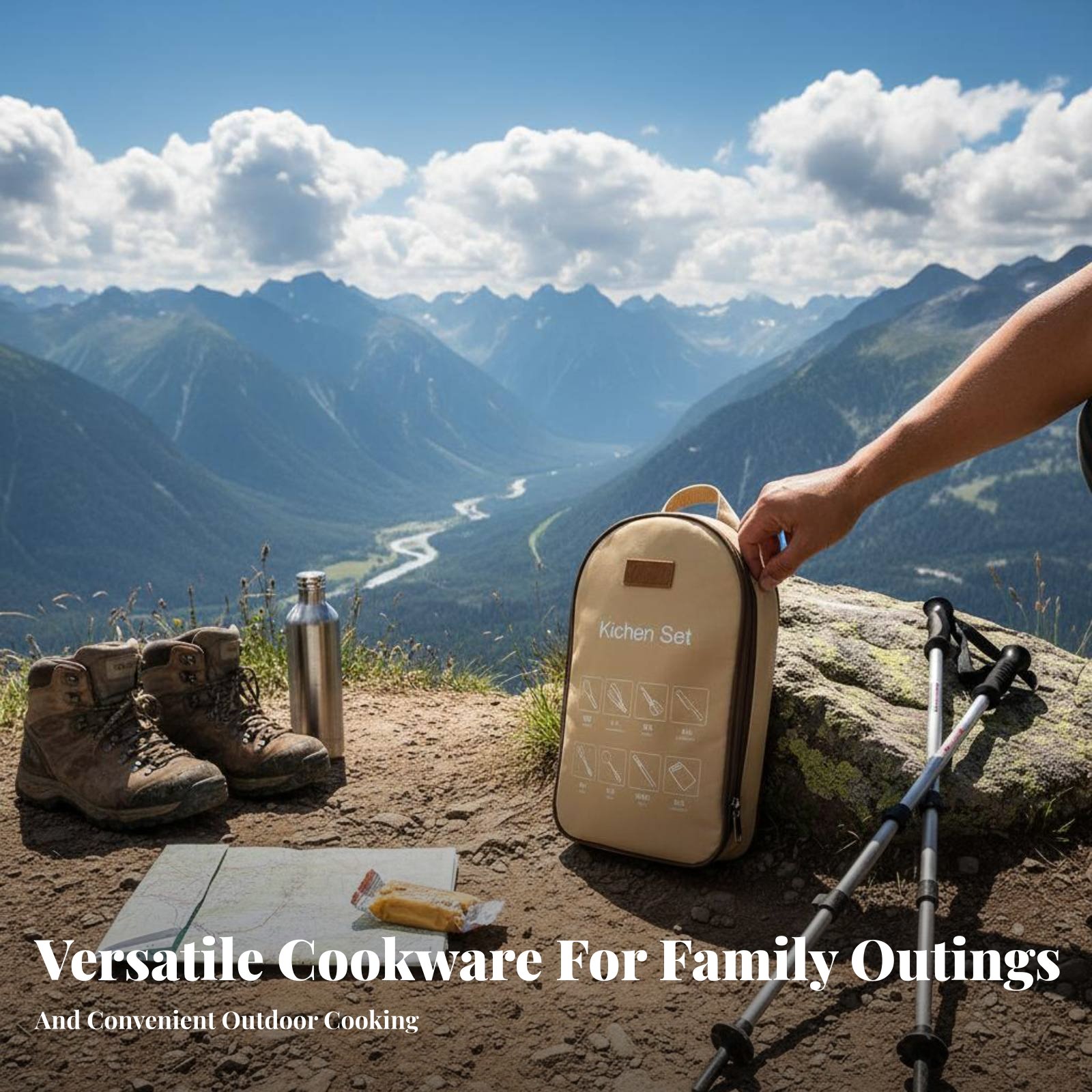 Draagbare kookgereiset voor bu - Camping Cooking Dining Set recensie en prijs