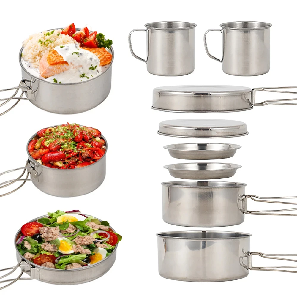 8 stks/set Camping Kookgerei M - Camping Cooking Rice recensie en prijs