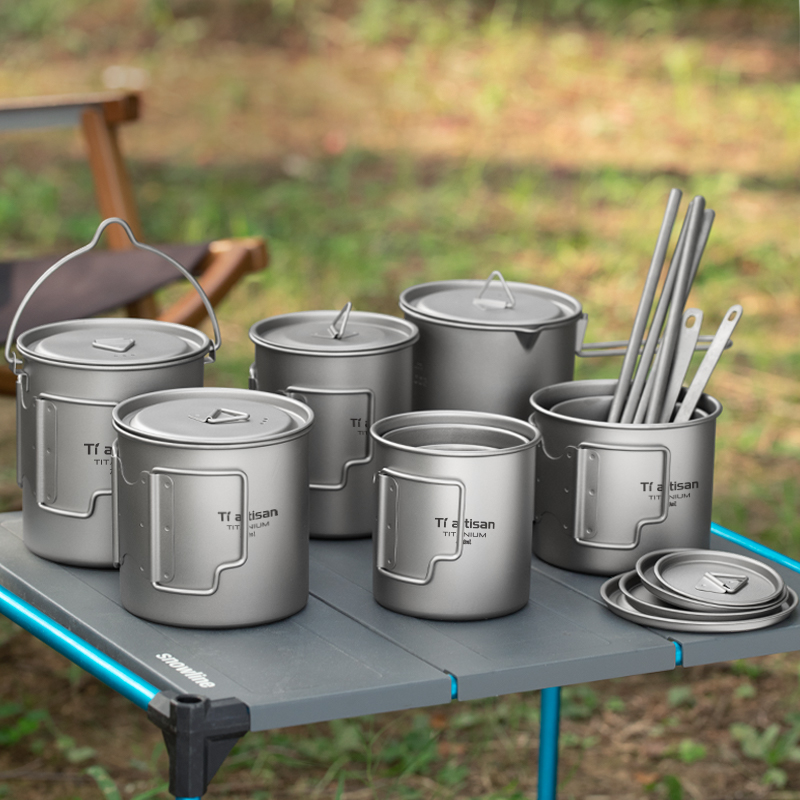 Tiartisan Outdoor Titanium Lic - Camping Cooking Set Stainless Steel recensie en prijs
