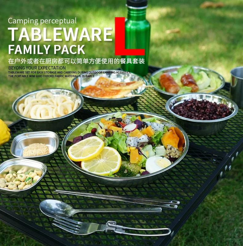 Nieuwe Camping Kookset Draagba - Camping Cooking Dining Set recensie en prijs
