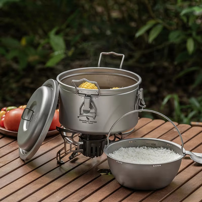 Kookpot voor buitenkamperen, s - Camping Cooking Rice recensie en prijs