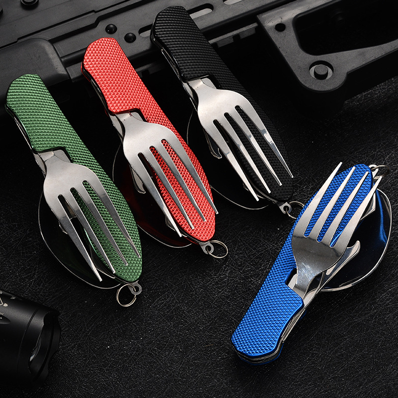 4-in-1 opvouwbare campinggerei - Camping Cooking Set Stainless Steel recensie en prijs