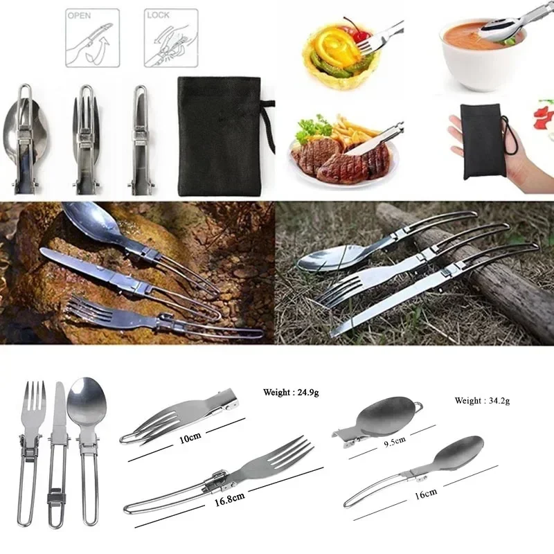Nieuwe Camping Pot Draagbare O - Camping Cooking Knife Set recensie en prijs