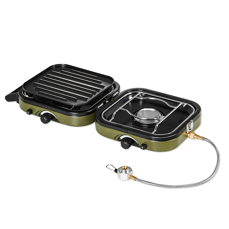 Vouwbare Dubbele Gasfornuis 23 - Camping Double Cooking Stove recensie en prijs