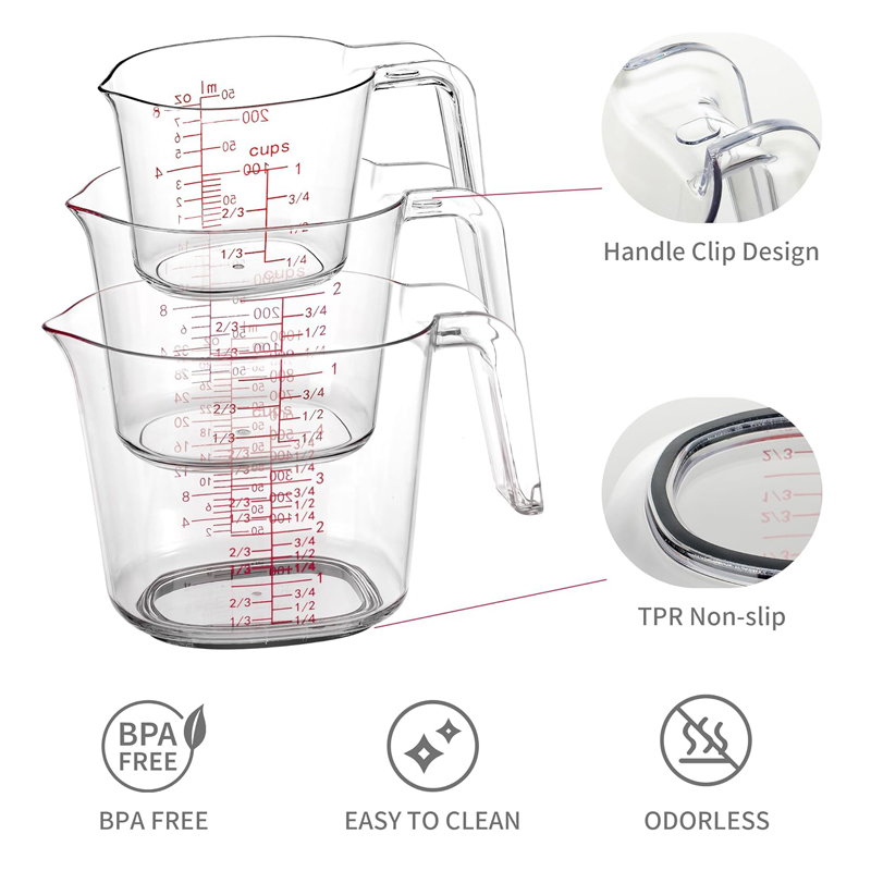1Cup, 2Cup, 4Cup Transparante  - Camping Cooking Tool Set recensie en prijs
