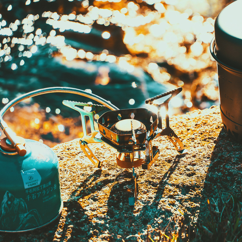 Draagbare, winddichte gasfornu - Camping Cooking Gas Canister recensie en prijs