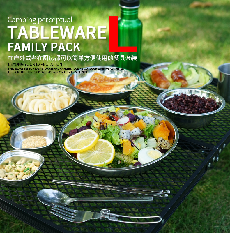 Nieuw Kamp Koken Draagbare Eet - Camping Cooking Dining Set recensie en prijs