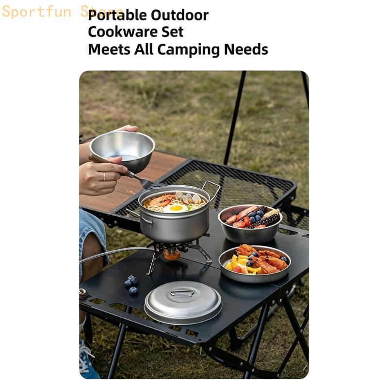 Kampmaaltijd kookgereigroep me - Camping Cooking Dining Set recensie en prijs
