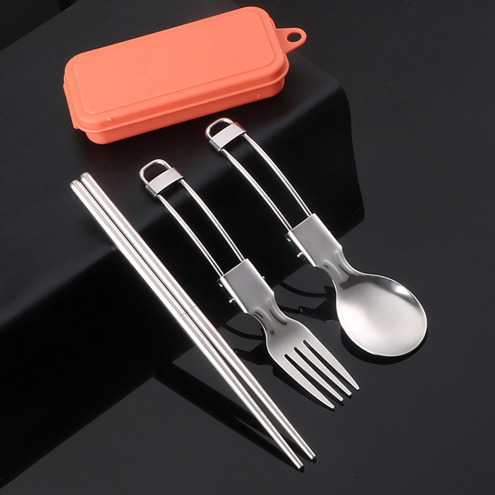Picknickbestek Kampeergerei Ge - Camping Cooking Set Stainless Steel recensie en prijs