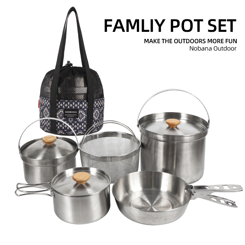 NOBANA Nieuwste Outdoor Rvs Po - Camping Cooking Rice recensie en prijs