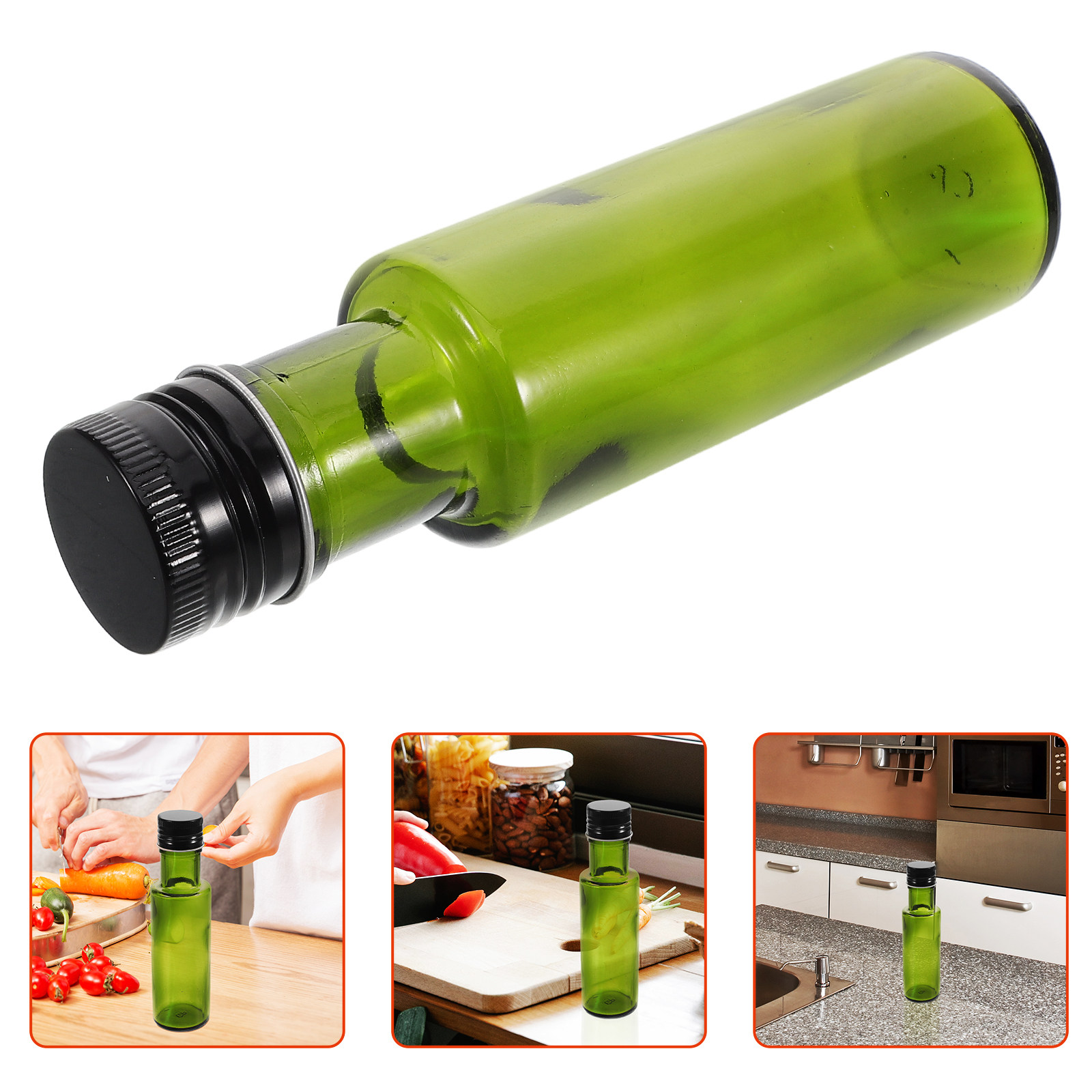 Mini glazen olijfoliefles met  - Camping Cooking Oil Container recensie en prijs