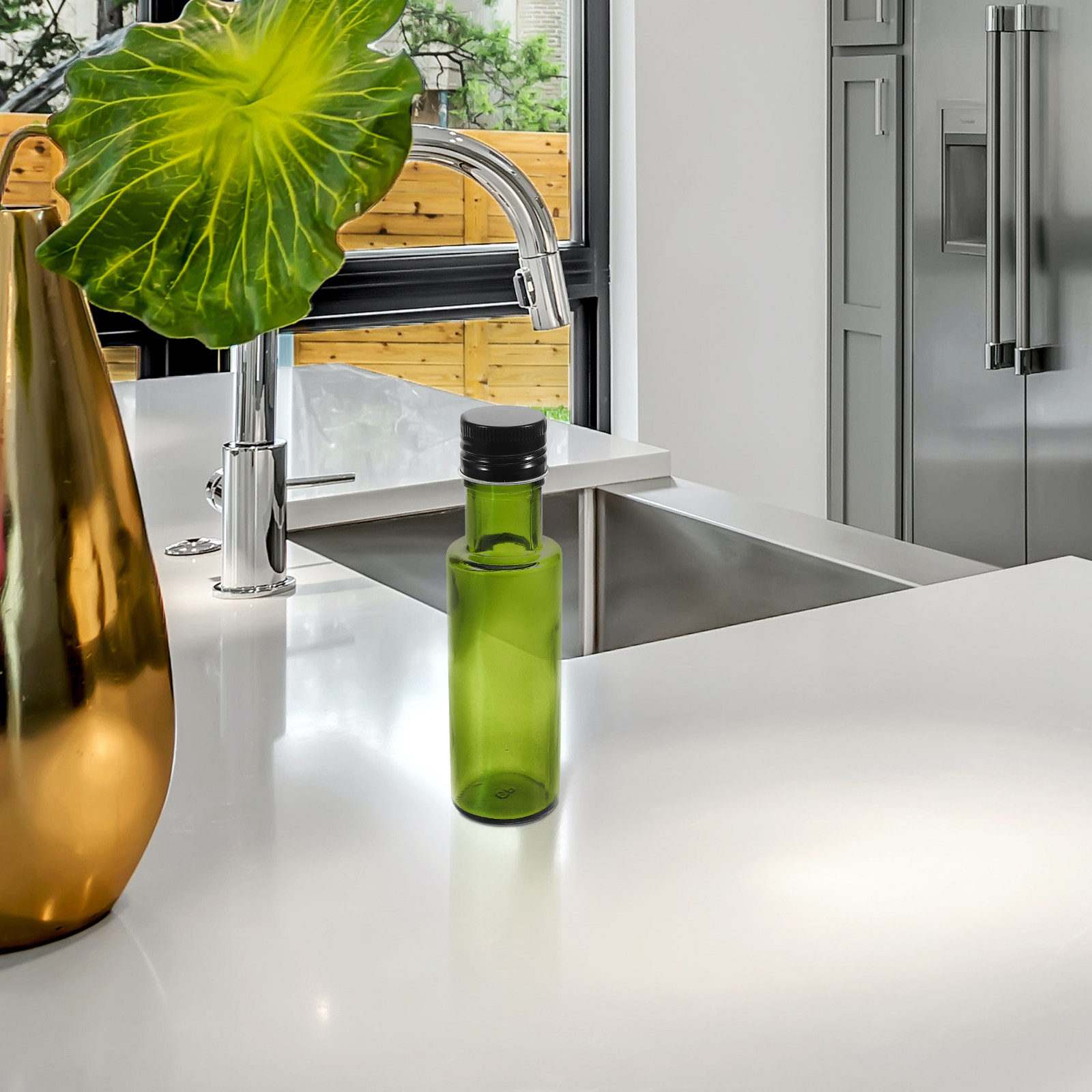 Mini glazen olijfoliefles met  - Camping Cooking Oil Container recensie en prijs