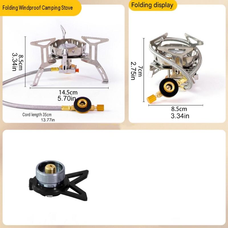 Draagbare buitenkachelbranders - Camping No Cooking Meals recensie en prijs