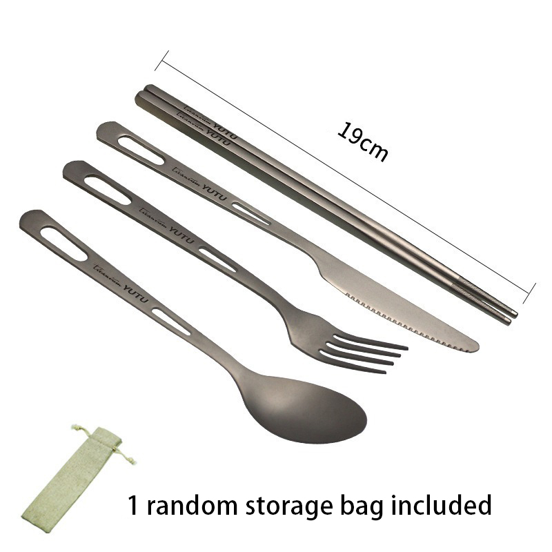 Titanium bestekset camping vor - Camping Cooking Cutlery Set recensie en prijs
