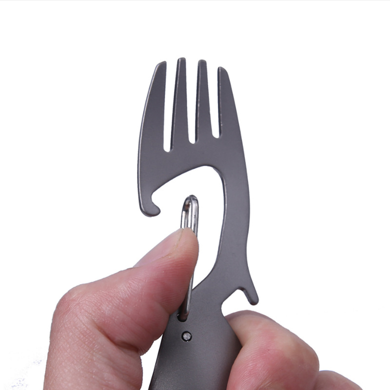 Multifunctionele Titaniumleger - Camping Cooking Cutlery Set recensie en prijs
