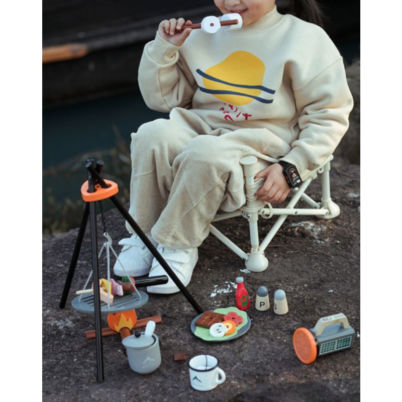 Houten Camping Fantasiespelset - Camping Cooking Kids recensie en prijs