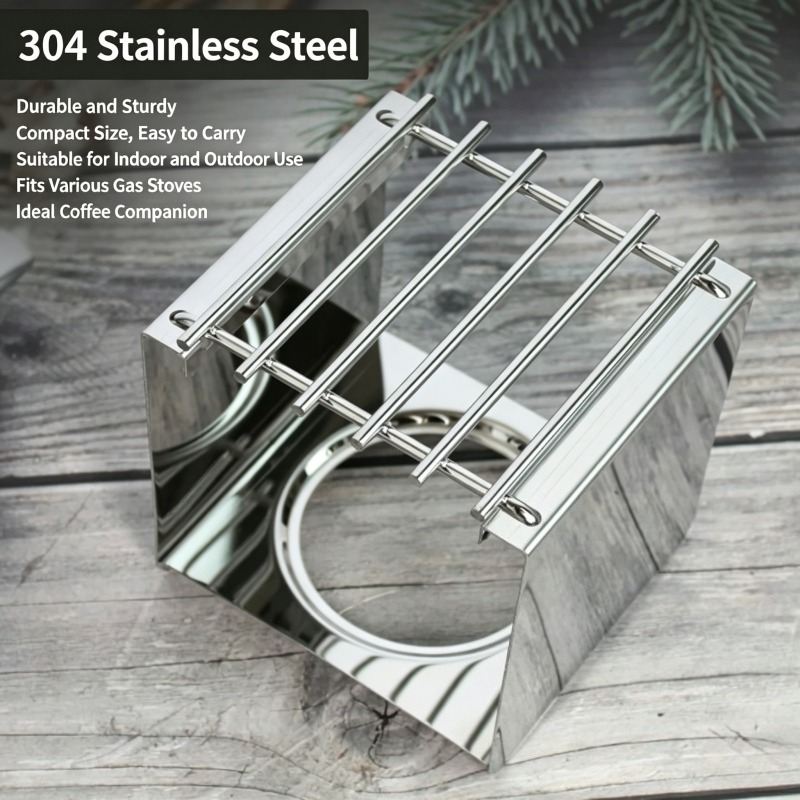 Roestvrijstalen vierkante koff - Camping Cooking Set Stainless Steel recensie en prijs