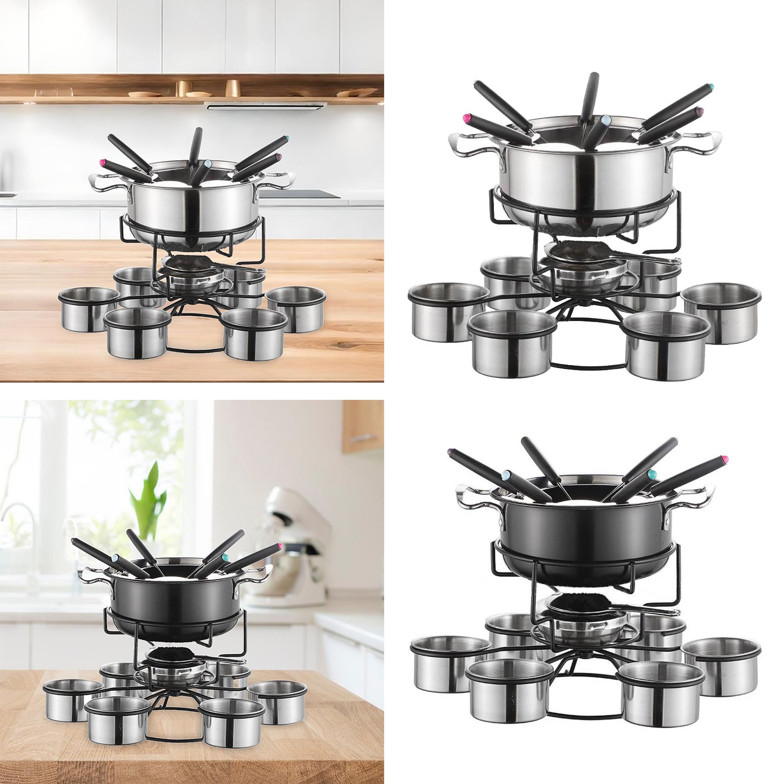 Fonduepottenset Kookfornuis Ve - Camping Cooking Set Stainless Steel recensie en prijs