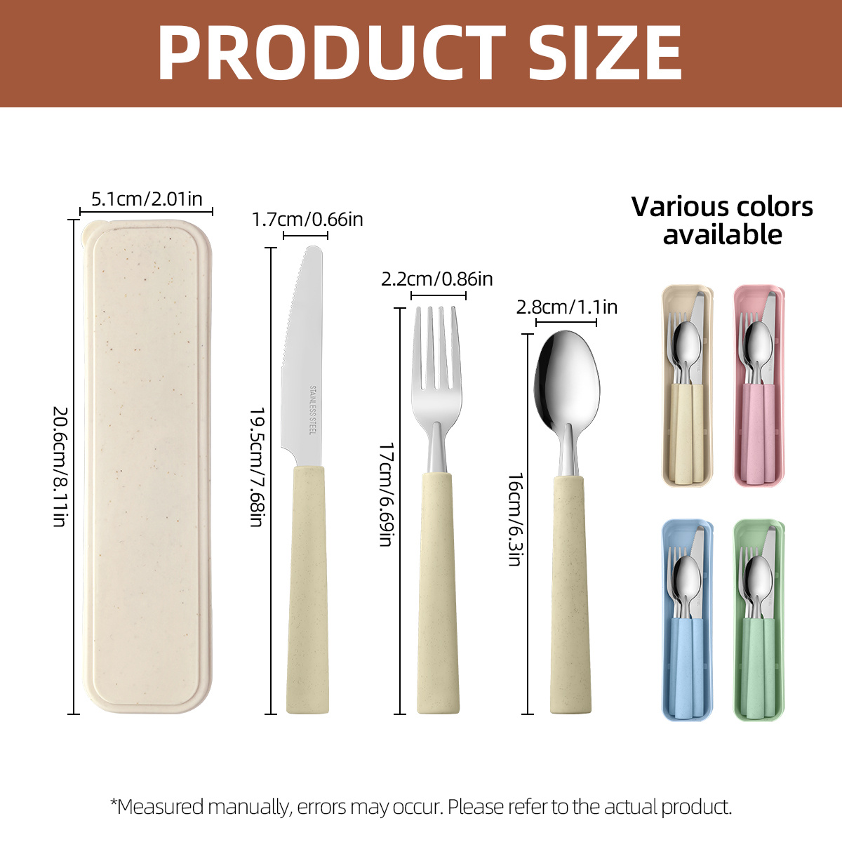 1 set roestvrijstalen draagbaa - Camping Cooking Cutlery Set recensie en prijs