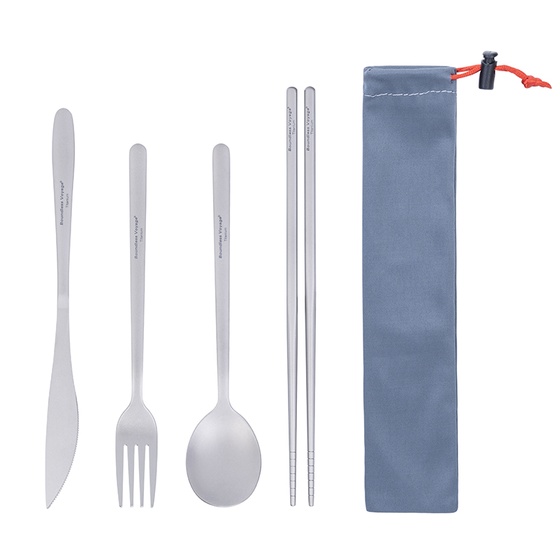 Grenzeloze Reis Titanium Diner - Camping Cooking Cutlery Set recensie en prijs