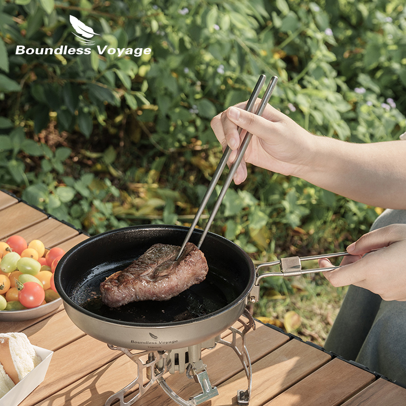 Grenzeloze Reis Titanium Diner - Camping Cooking Cutlery Set recensie en prijs