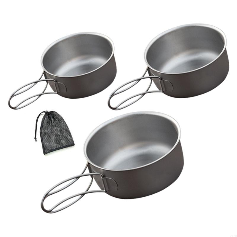 Metalen kampeerkom met draadha - Camping No Cooking Meals recensie en prijs