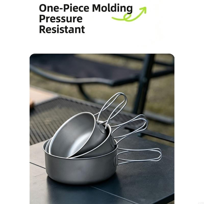Metalen kampeerkom met draadha - Camping No Cooking Meals recensie en prijs