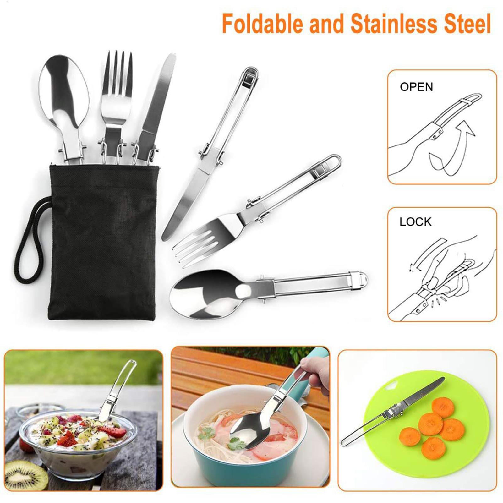 Backpacken Kookset Campingpann - Camping Cooking Knife Set recensie en prijs