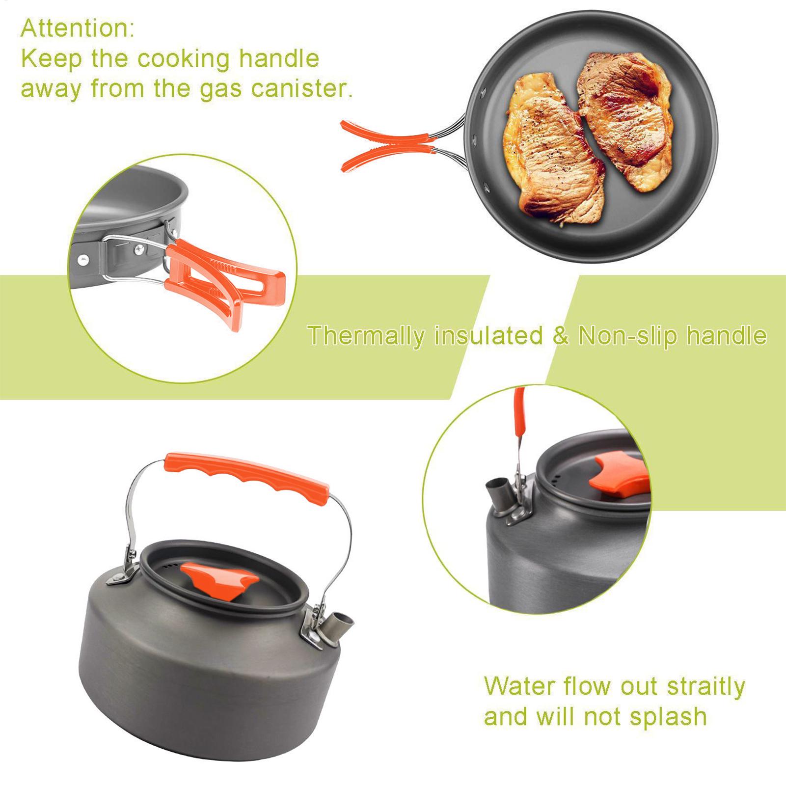 Backpacken Kookset Campingpann - Camping Cooking Knife Set recensie en prijs
