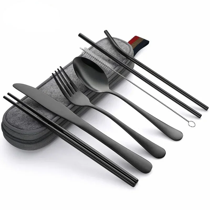 8 Stks/set Servies Herbruikbaa - Camping Cooking Cutlery Set recensie en prijs