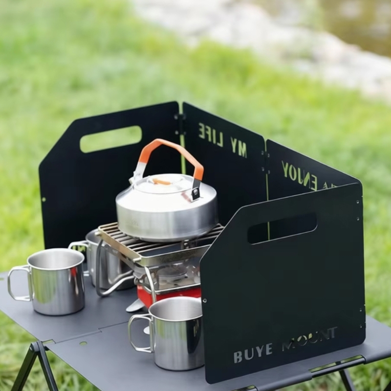 Zijscherm voor kampeerfornuis  - Camping No Cooking Meals recensie en prijs