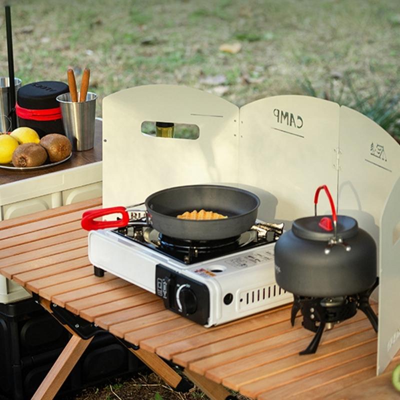 Zijscherm voor kampeerfornuis  - Camping No Cooking Meals recensie en prijs