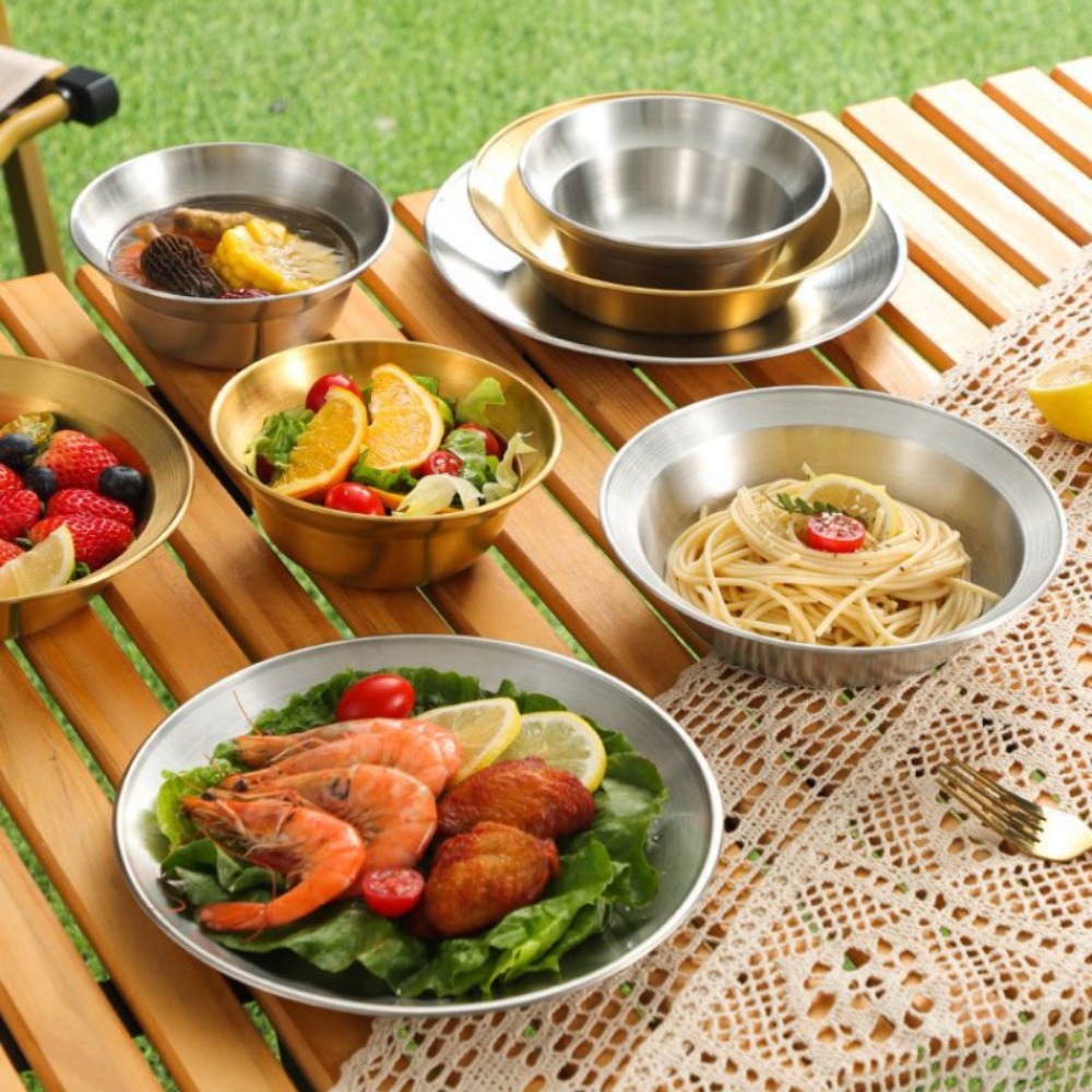 Roestvrijstalen bestekset, bor - Camping Cooking Plate recensie en prijs