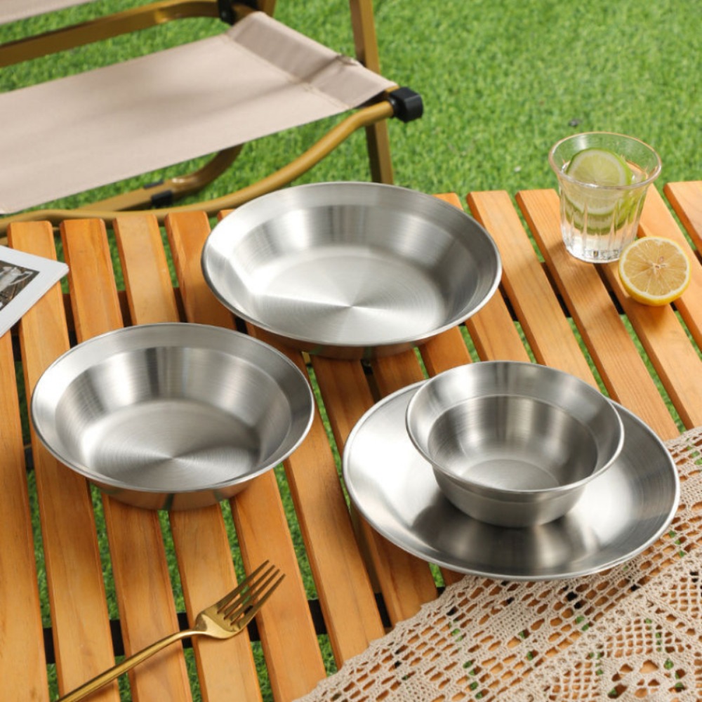 Roestvrijstalen bestekset, bor - Camping Cooking Plate recensie en prijs