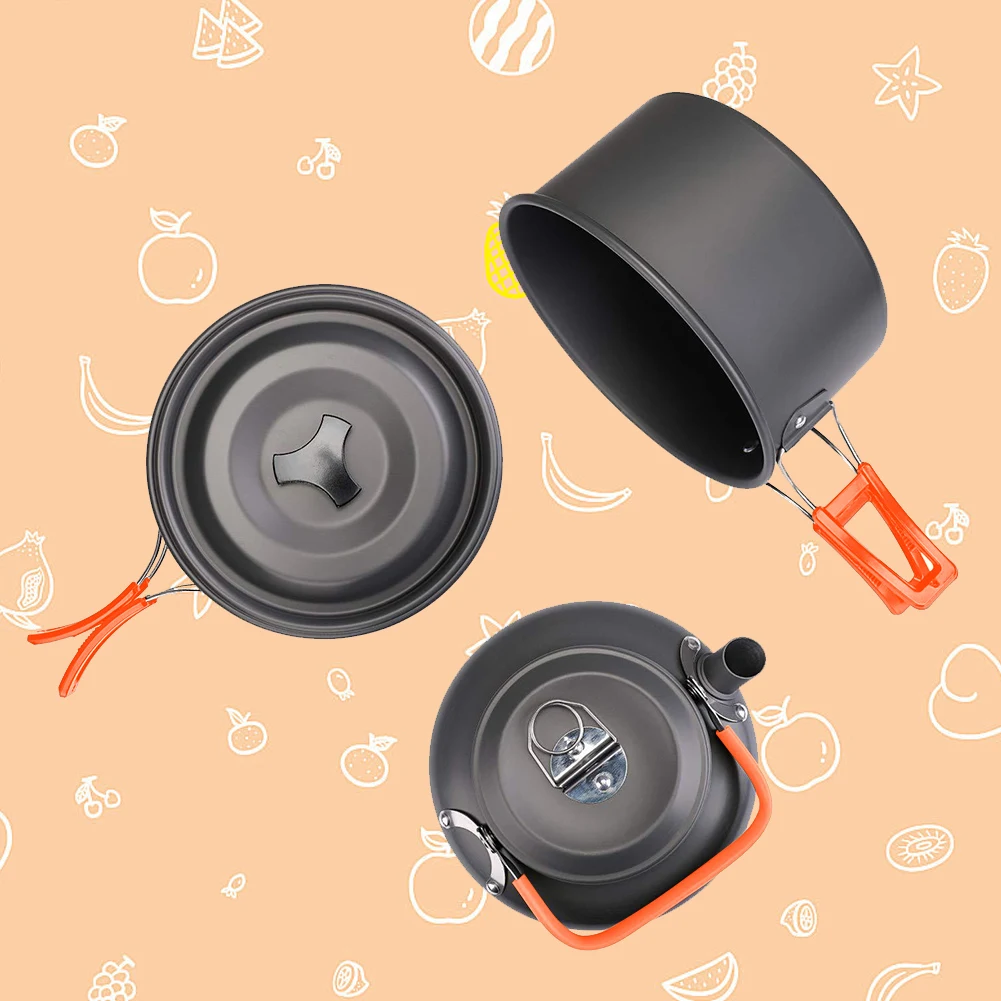 Campingkookgerei Set Ketel Pot - Camping Cooking Set Stainless Steel recensie en prijs