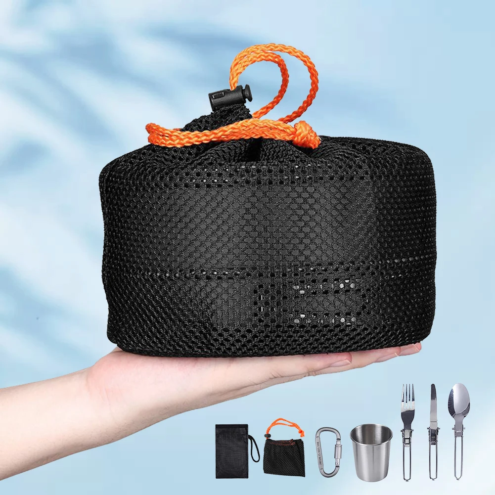 Campingkookgerei Set Ketel Pot - Camping Cooking Set Stainless Steel recensie en prijs